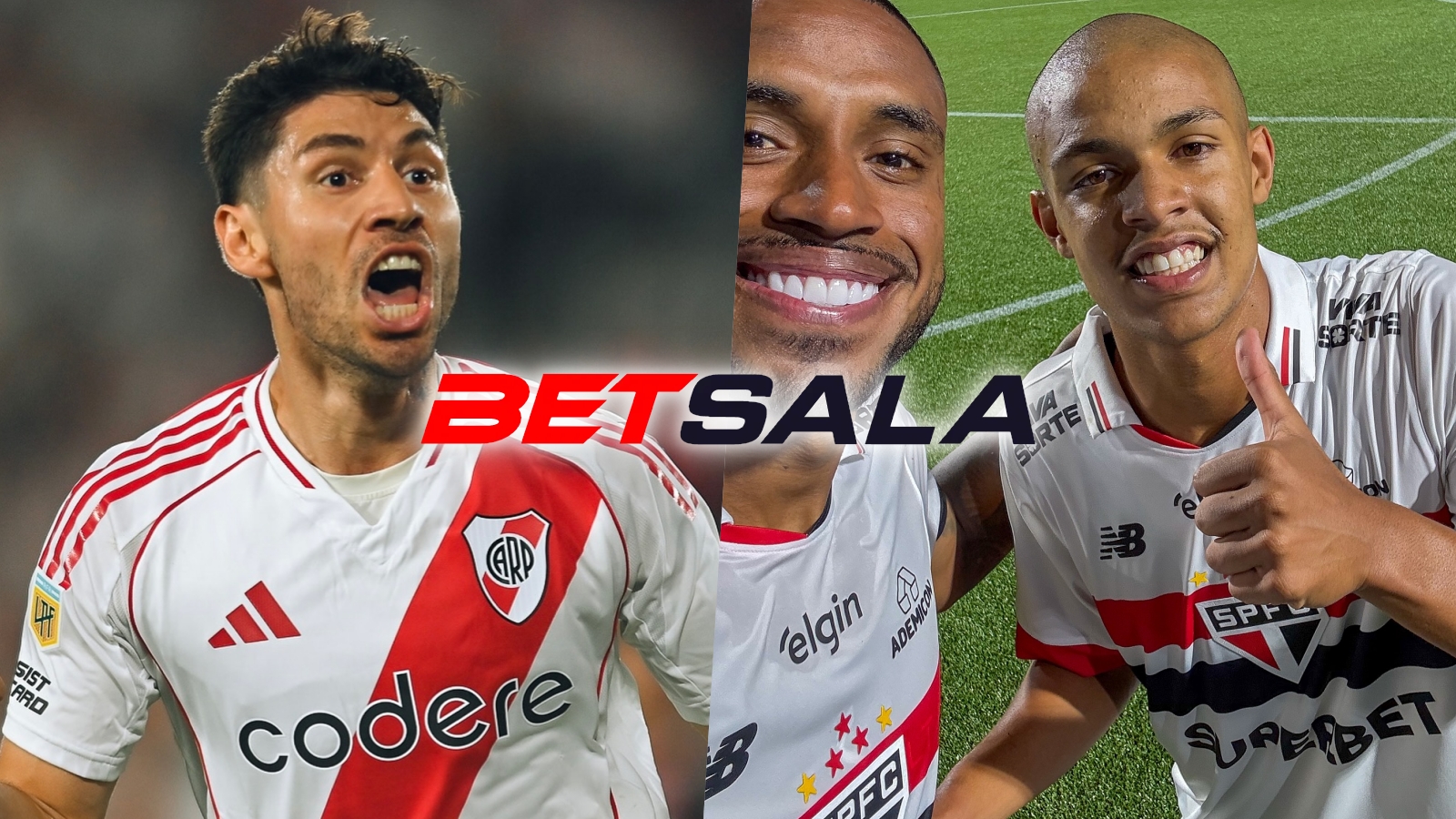 Apuesta combinada de Betsala brinda millonario premio con River y Sao Paulo