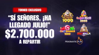 torneo julio promoción tragamonedas pragmatic play