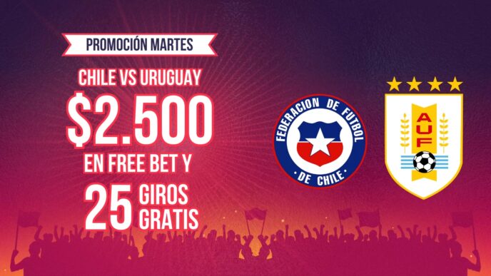 promoción apuestas chile uruguay clasificatorias sudamericanas